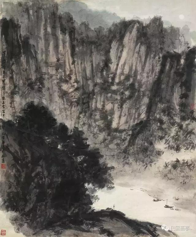 荣宝斋傅抱石湘夫人版画,傅抱石晚年生活