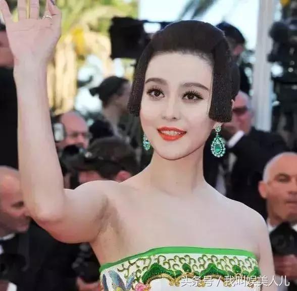 何洁范冰冰恨天高走红毯,何洁的腿毛