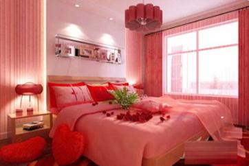 情人节浪漫房间,浪漫温馨小卧室