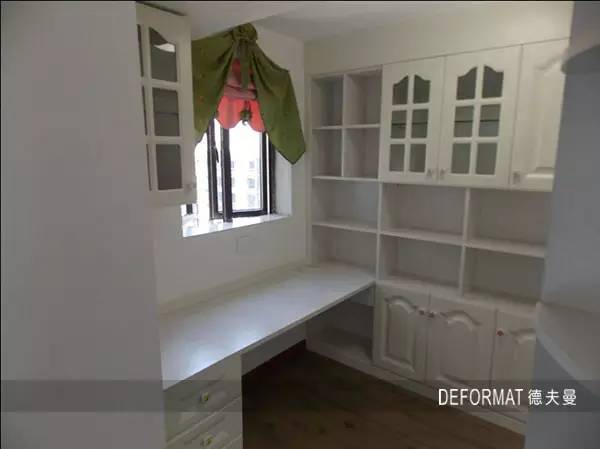 组合写字台书柜效果图,收纳小妙招书桌