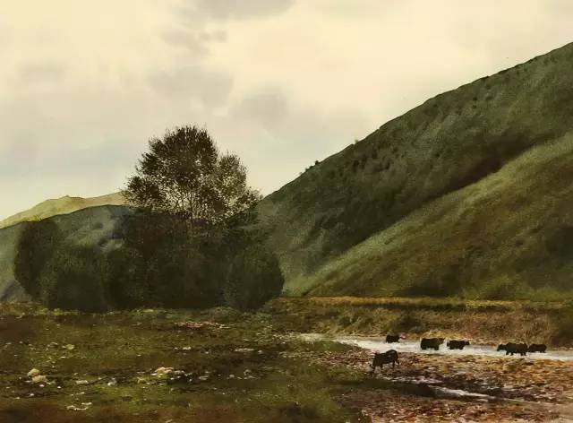 许海刚的水彩画,许海刚水彩画