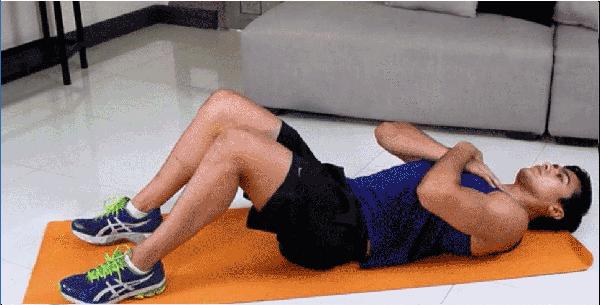 卷腹感觉肩膀酸痛是练对了嘛,腹肌疼可以继续练卷腹吗