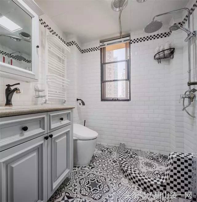 唐山装修风格美式简约客厅,君熙太和157平米装修效果图