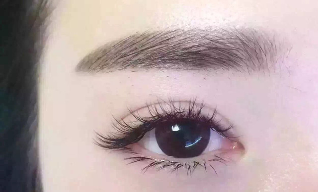 韩式半永久雾状眉,韩式半永久眉毛雾状柳叶眉