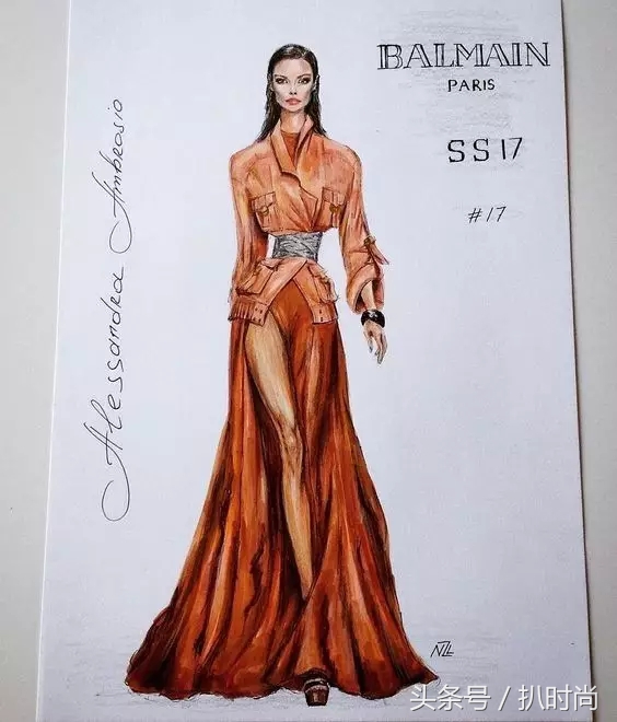 礼服好高级感,怎么画礼服设计手稿图