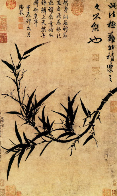 历代画竹名家作品欣赏,历代竹子的画法