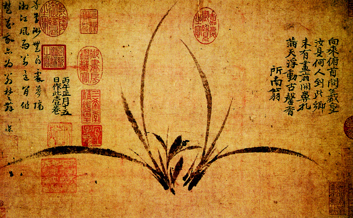 荷花翠鸟图国画寓意,有寓意的植物山水画