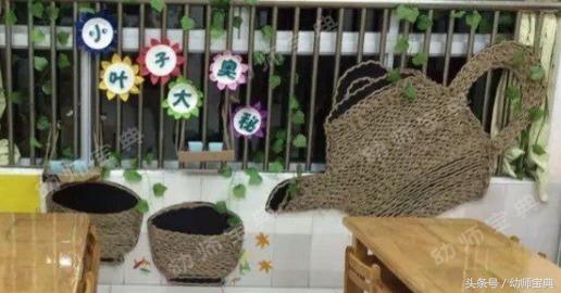 幼儿园树枝的创意环创,幼儿园树叶主题的环创