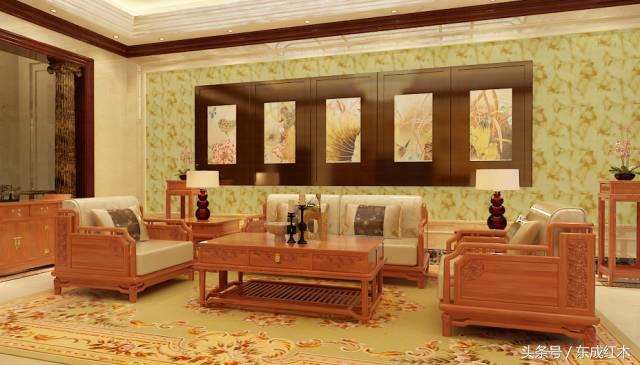 客厅红木沙发摆放风水好吗,红木沙发的摆放风水图