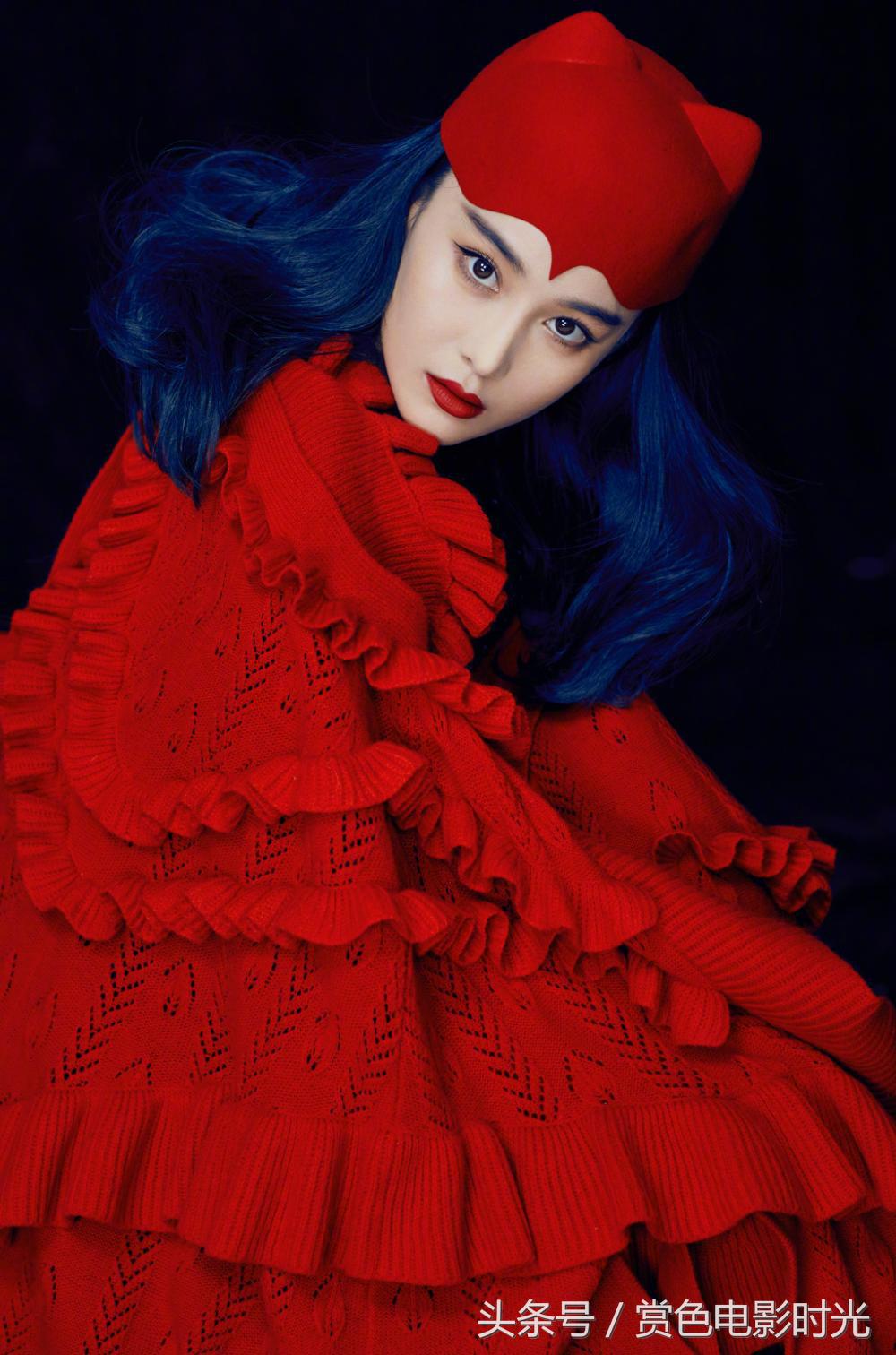 张馨予曝光惊艳写真照,张馨予穿黑西装高清新写真照