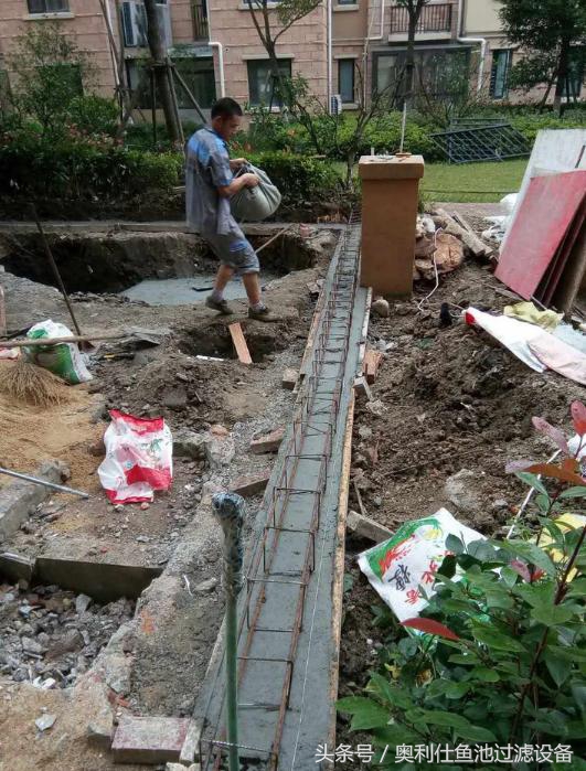 简单实用小庭院鱼池,庭院鱼池改造设计图片