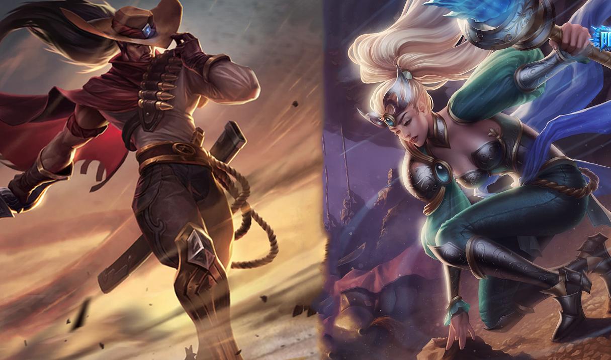 盘点lol情侣重组，艾希和他最有夫妻相，蛮子绿帽子戴得脸都绿了