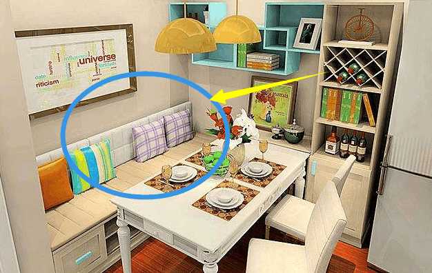 饭厅比较小适合什么样的餐桌,客餐厅一体的长方形餐桌怎么摆放