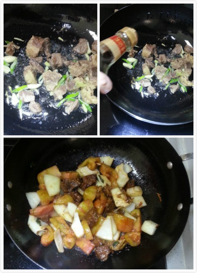 不一样的西红柿炖牛腩,番茄牛肉面和红烧牛肉面一起煮