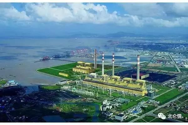 宁波北仑发电站风景,火电厂旅游景点