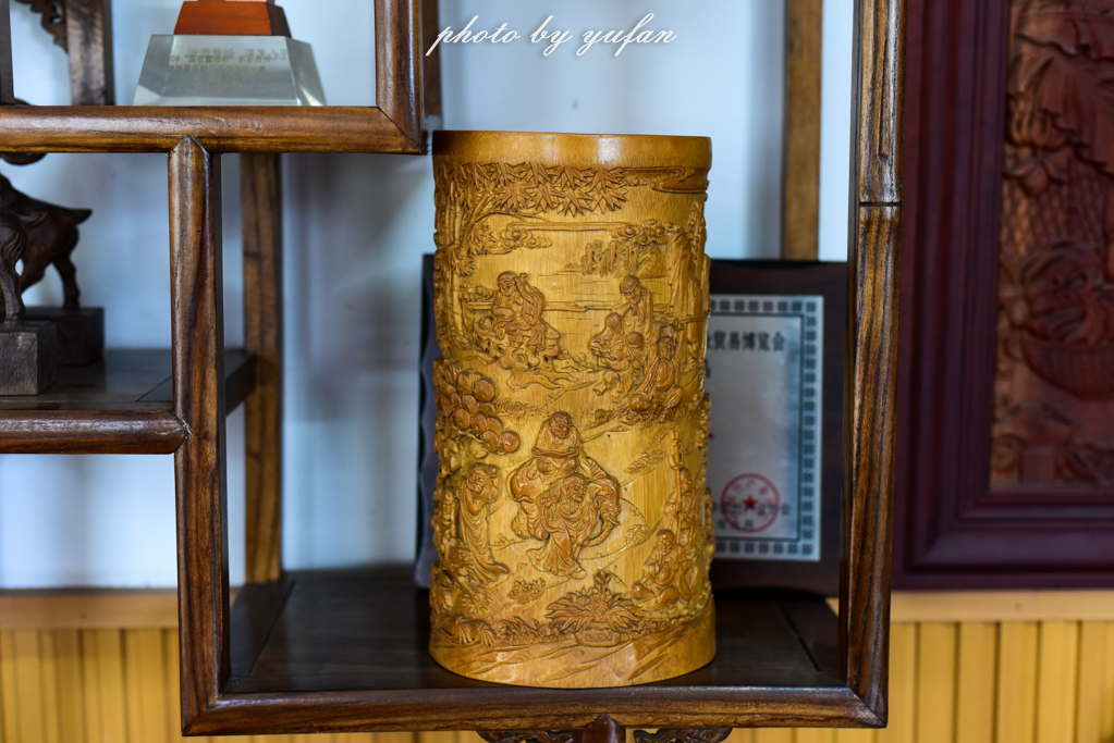 木雕石雕见得多了，竹雕你有没有亲身感受一下？