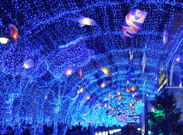 夜游墨子古街景区,夜游墨子古街