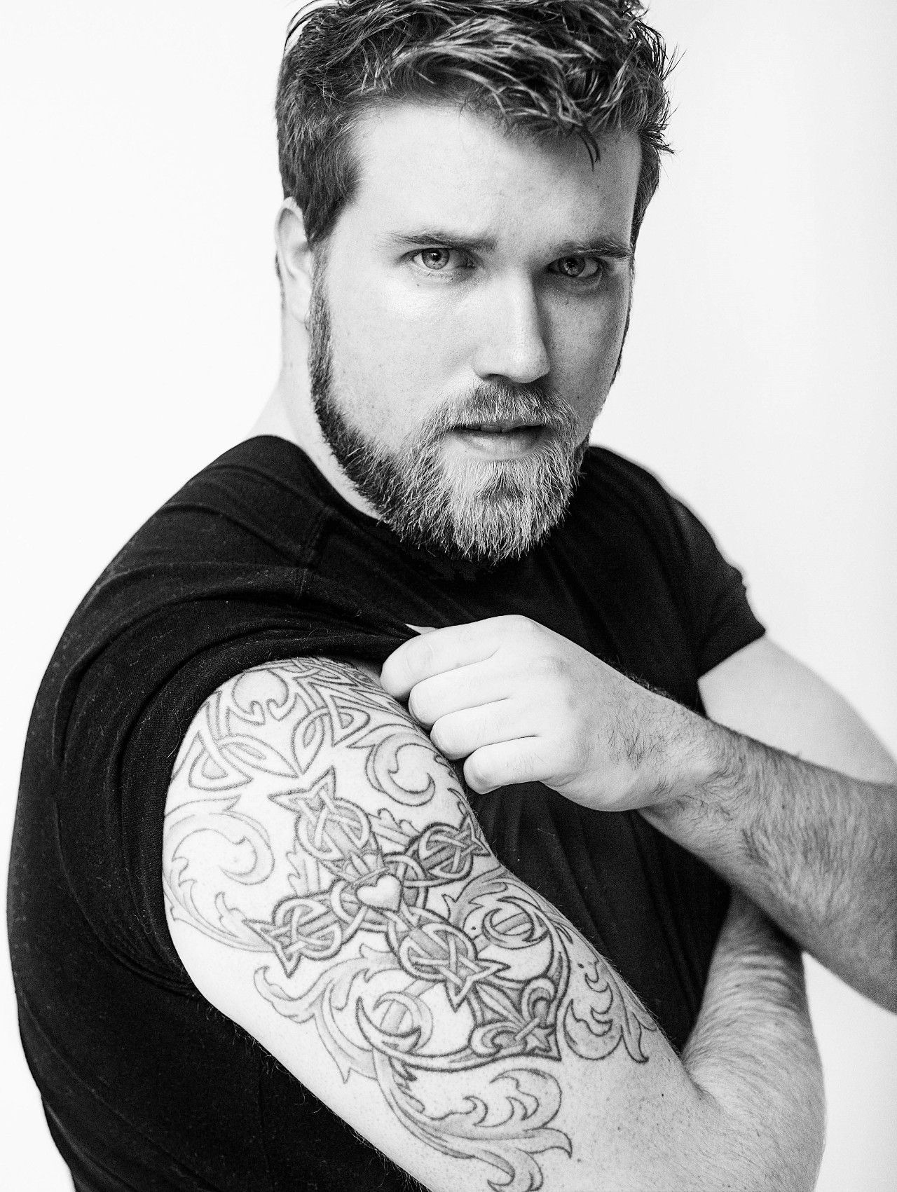 肥胖大码男装潮流,肥胖男模