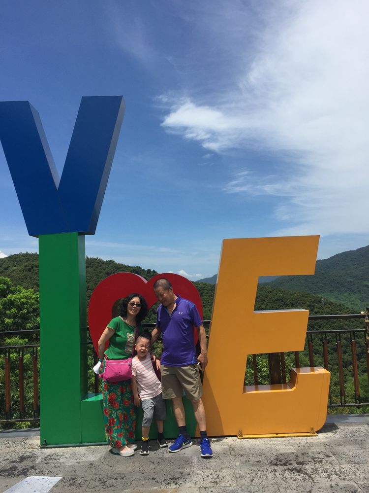 碧海蓝天亚龙湾,三亚美丽的亚龙湾