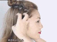 齐肩短发编发发型教程,齐肩中短发编发显脸小发量多