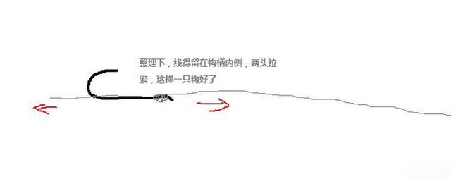 钓鱼双钩怎么绑得稳,怎么绑双钩钓鱼