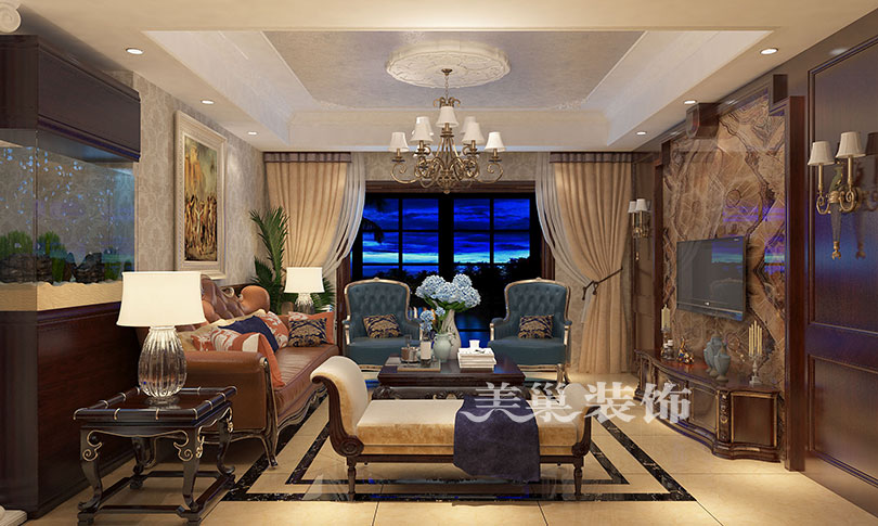 郑州卢浮公馆一期两居装修效果图,郑州卢浮公馆装修