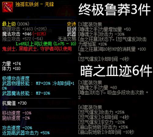 dnf所有史诗装备,dnf哪些史诗装备分解