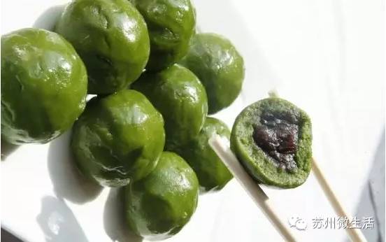 一年一季的美食青团子上市啦,苏州人的春天从青团开始