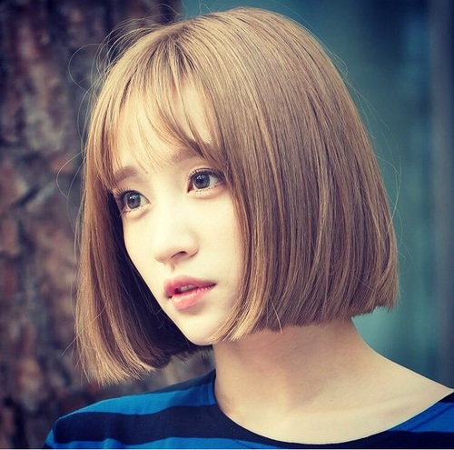 韩式刘海短发怎么卷,韩系短发刘海怎么卷