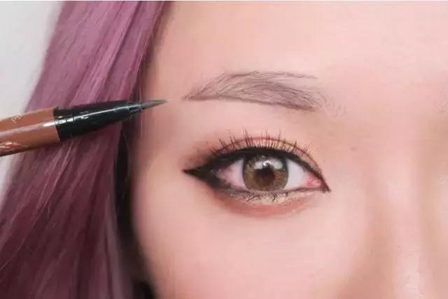 三种方法教你画出自然眉毛,教你画出自然又好看的眉毛和眼线