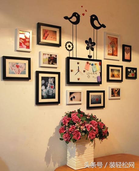 如何设计室内照片墙,装修经验设计师教你如何diy照片墙