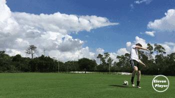 足球零基础教学入门颠球,足球入门颠球基本功