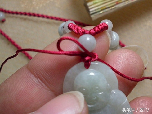 翡翠玉绳子绑法,绑翡翠教程