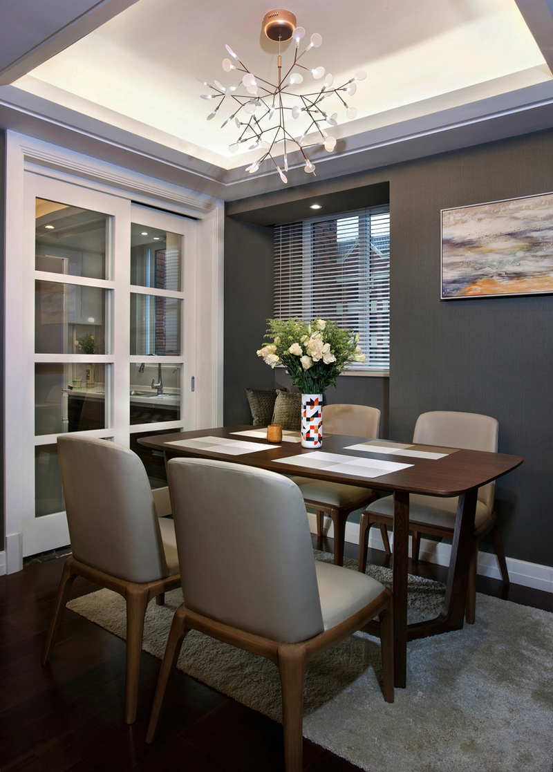 苏州相城区欧风丽苑89平样板房参考，不含家具家电6.5万，整体黑灰色前卫潮流