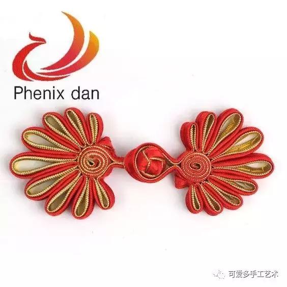 手工盘扣最简单版,用布做盘扣慢动作教程