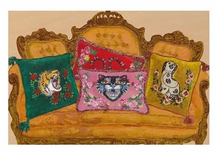 gucci创意插图,gucci要礼盒装还是礼袋装