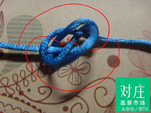 翡翠绑绳教程全部,单线绑翡翠方法