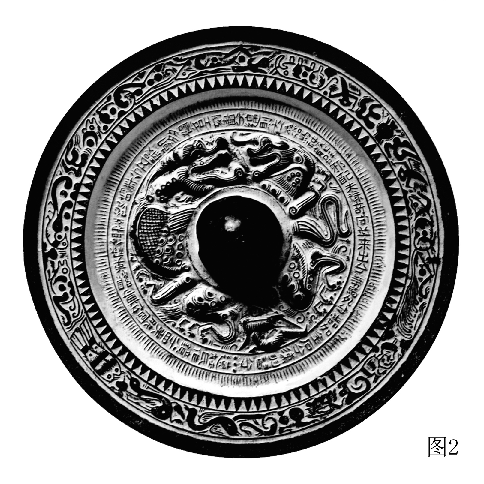 汉代铜镜日月之光,汉代铜镜纹饰大全