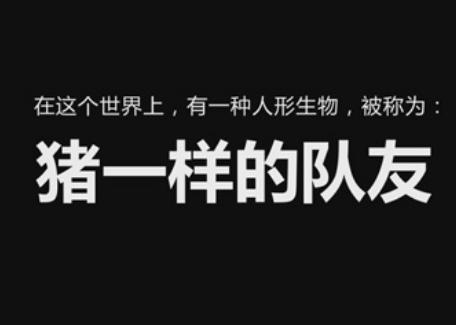 遇到猪一样的队友是什么感受,我的队友像猪一样最后怎么了