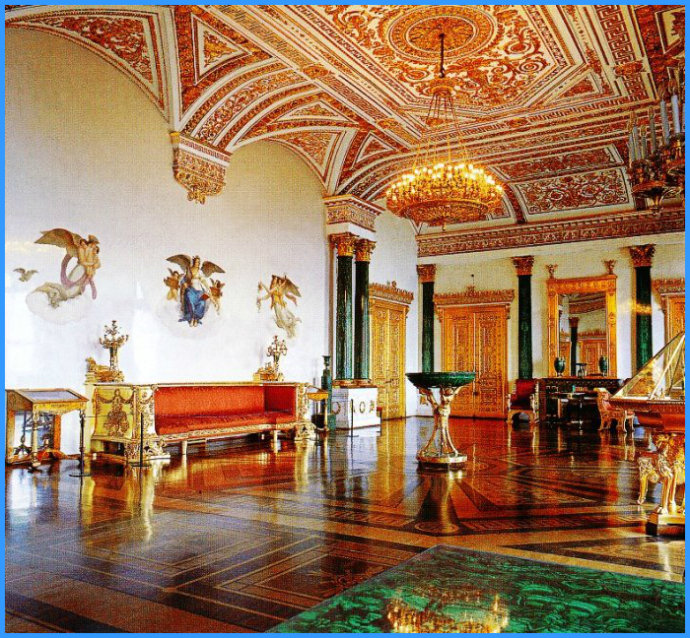 艺术典藏：俄罗斯冬宫漫游指南之“厅廊篇”|张小玉