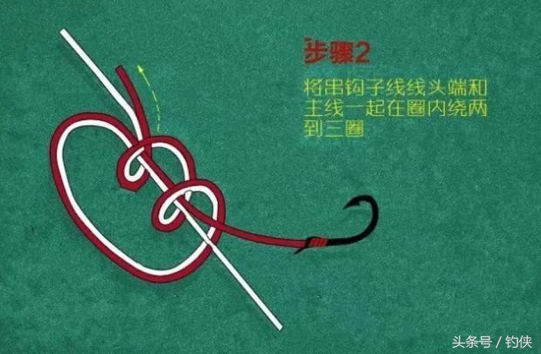 钓鱼串钩的绑法图解视频,钓鱼串钩的绑法视频教程
