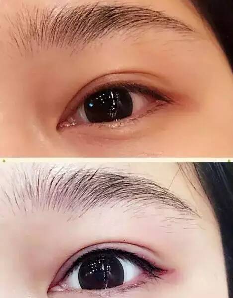 美瞳线纹上了怎样化妆来补救,美瞳线上下眼线都要纹吗