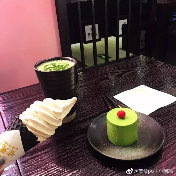 甘兔庵抹茶主题甜品,日式抹茶甜品店