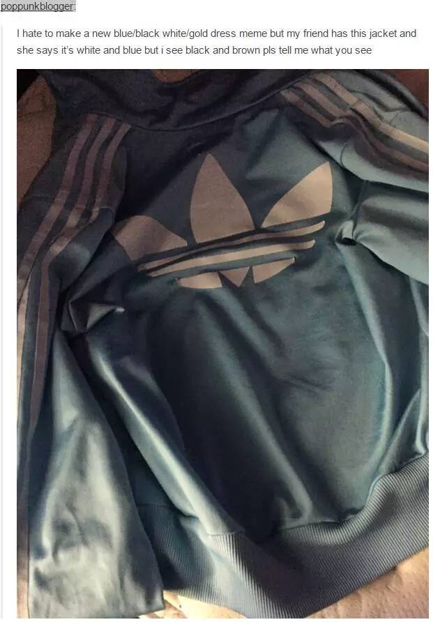 白金蓝黑又跑来虐人了，这夹克到底啥颜色？|微啵杂志