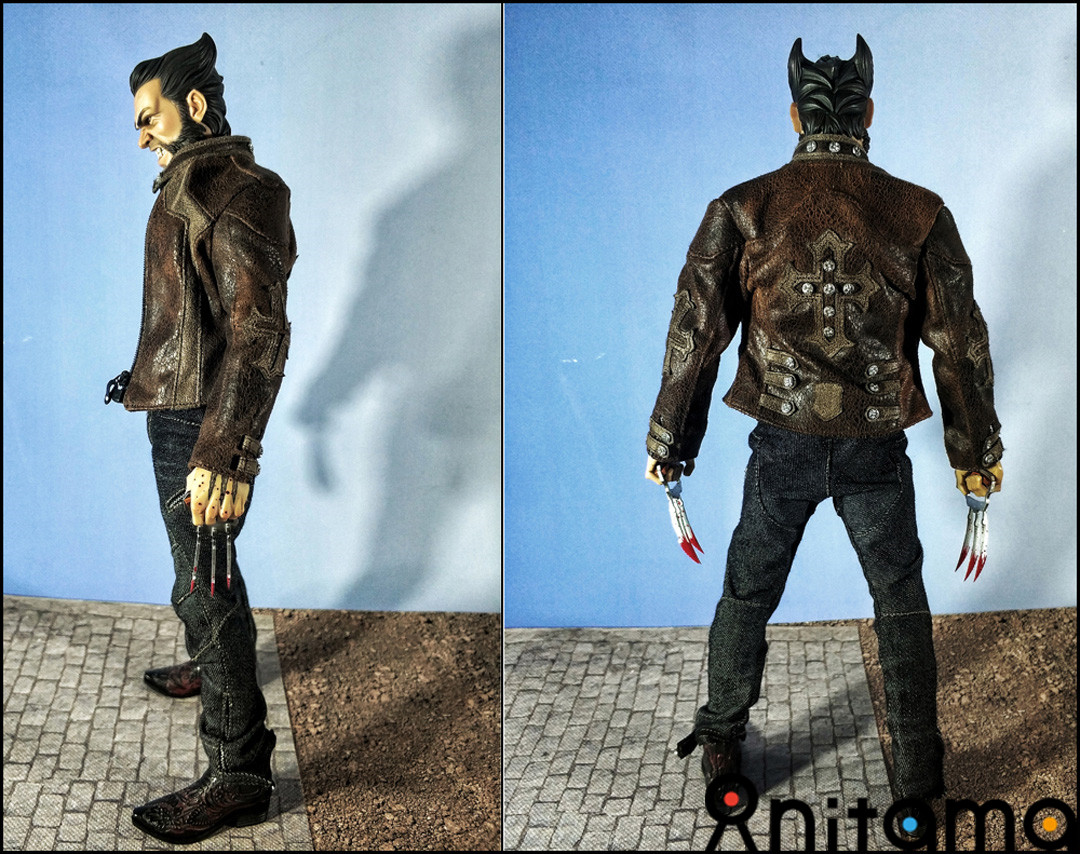 黑道金刚狼-黑帮王国1/6方块5幽灵狼套装测评