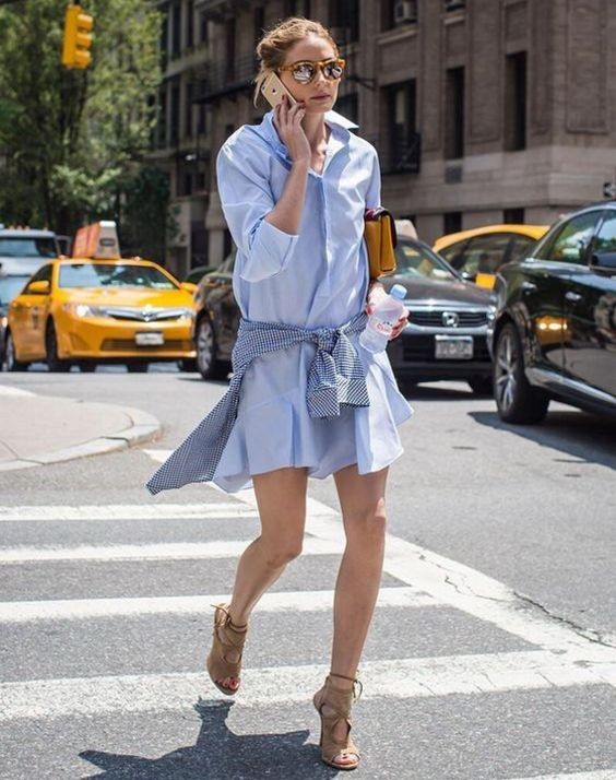 衬衣裙百搭又有高级感,衬衫裙这样穿可以很帅也可以很美