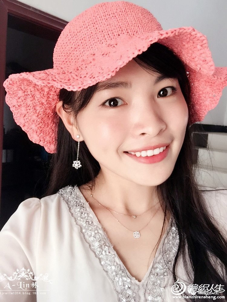 4款简单又漂亮的钩针凉帽!出门防晒必备(附编织教程)