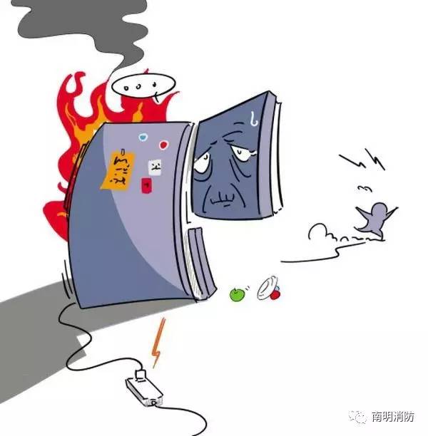 冰箱起火用什么灭火器,冰箱起火原因视频