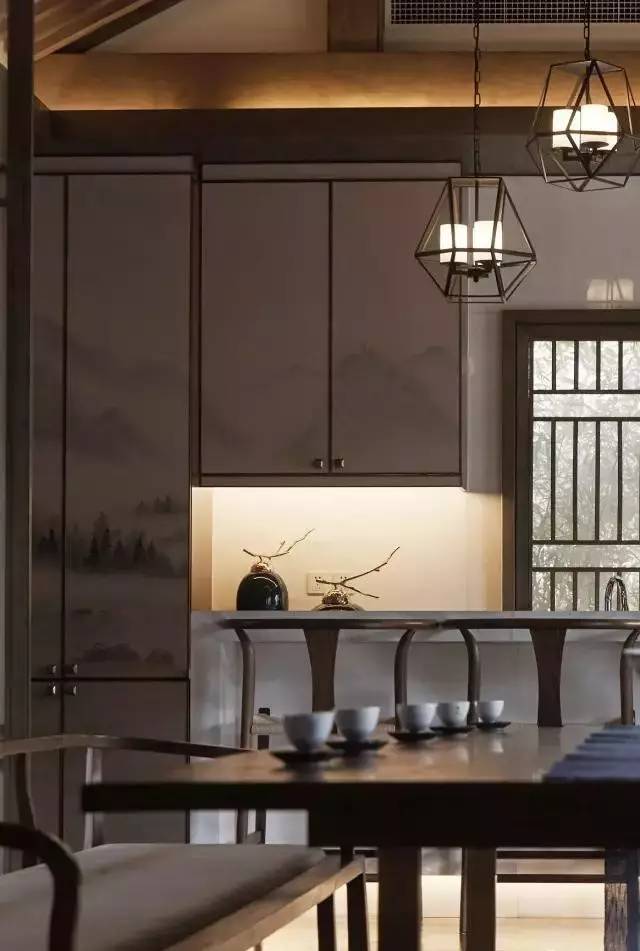 118平米中式三层四合院设计图,轻钢别墅新中式四合院