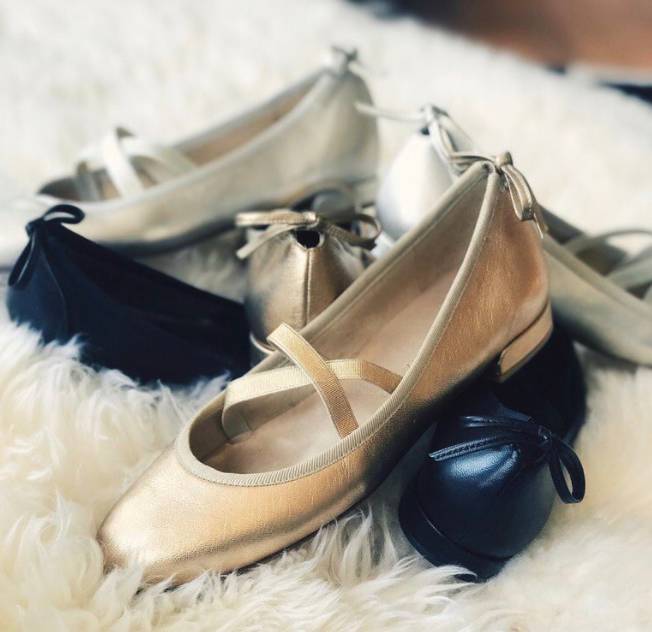 赫本风芭蕾鞋,赫本穿了40年芭蕾鞋